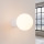 Vägglampa för badrum HALO 1xG9/8W/230V diameter 12 cm IP44 vit