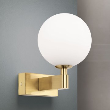 Vägglampa för badrum MARA 1xG9/20W/230V IP44 guld