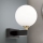 Vägglampa för badrum MARA 1xG9/20W/230V IP44 svart
