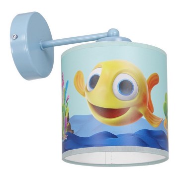 Vägglampa för barn  FISH 1xE27/60W/230V