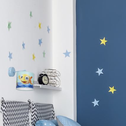 Vägglampa för barn  FISH 1xE27/60W/230V