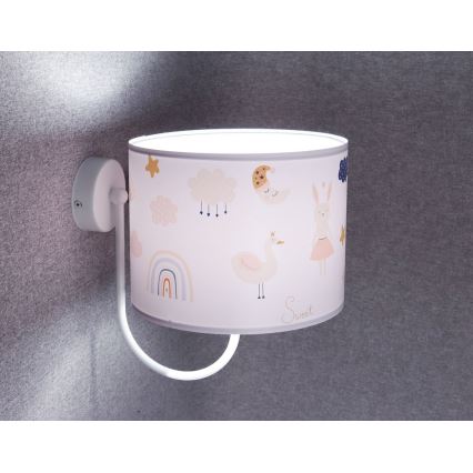 Vägglampa för barn SWEET DREAMS 1xE27/60W/230V