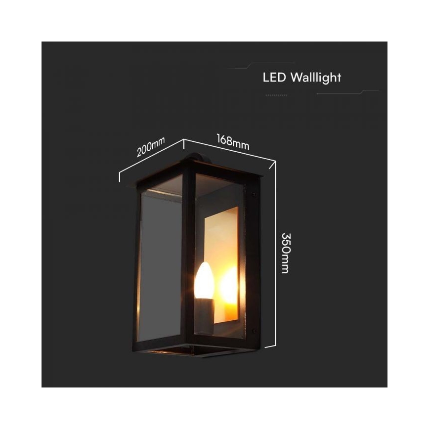 Vägglampa för utomhusbruk 1xE14/30W/230V IP65