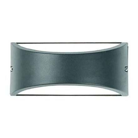 Vägglampa för utomhusbruk 1xE27/10W/230V IP54 grå