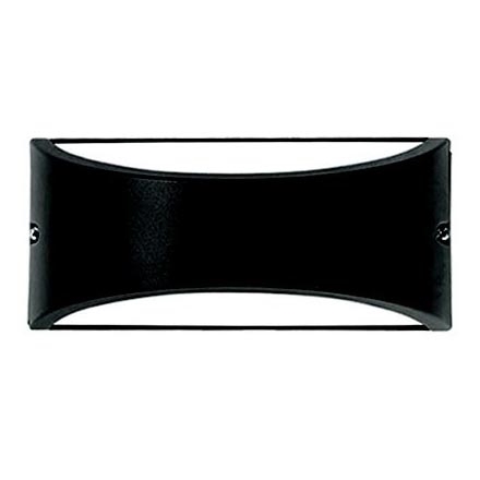 Vägglampa för utomhusbruk 1xE27/10W/230V IP54 svart