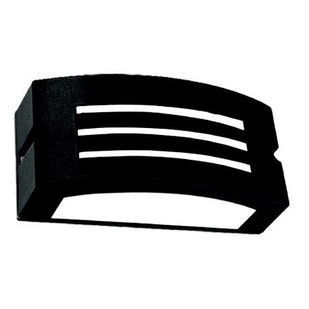 Vägglampa för utomhusbruk 1xE27/10W/230V IP54 svart