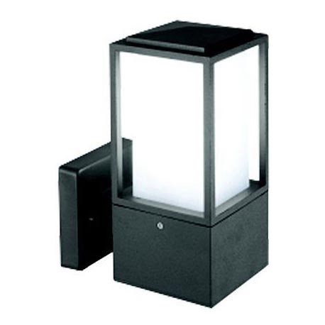 Vägglampa för utomhusbruk 1xE27/12W/230V IP44 antracit