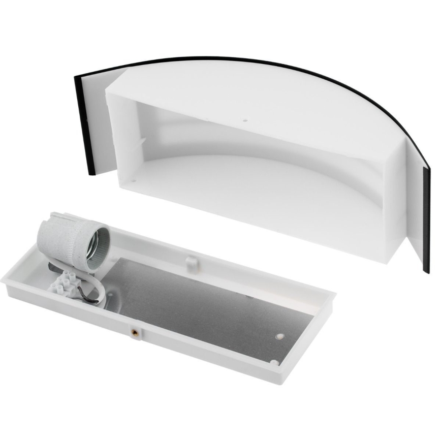 Vägglampa för utomhusbruk 1xE27/14W/230V IP44 svart