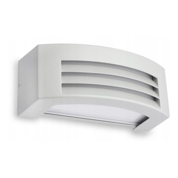Vägglampa för utomhusbruk 1xE27/14W/230V IP54 grå