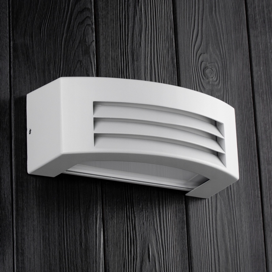 Vägglampa för utomhusbruk 1xE27/14W/230V IP54 grå