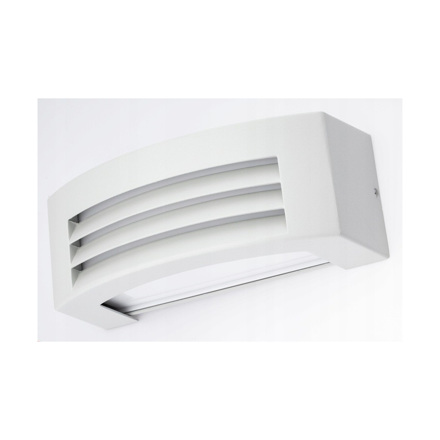 Vägglampa för utomhusbruk 1xE27/14W/230V IP54 grå