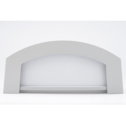 Vägglampa för utomhusbruk 1xE27/14W/230V IP54 grå