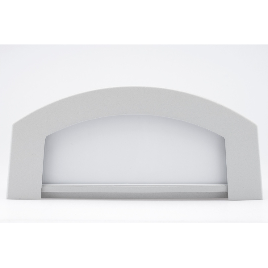 Vägglampa för utomhusbruk 1xE27/14W/230V IP54 grå
