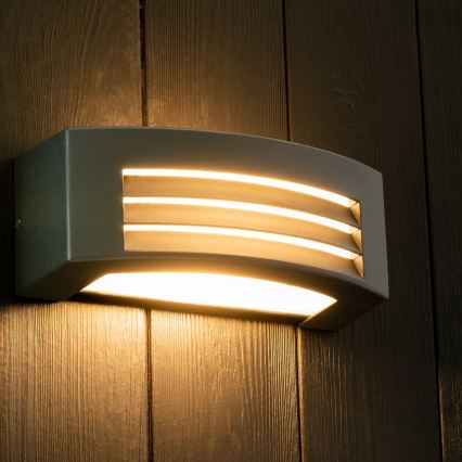 Vägglampa för utomhusbruk 1xE27/14W/230V IP54 svart