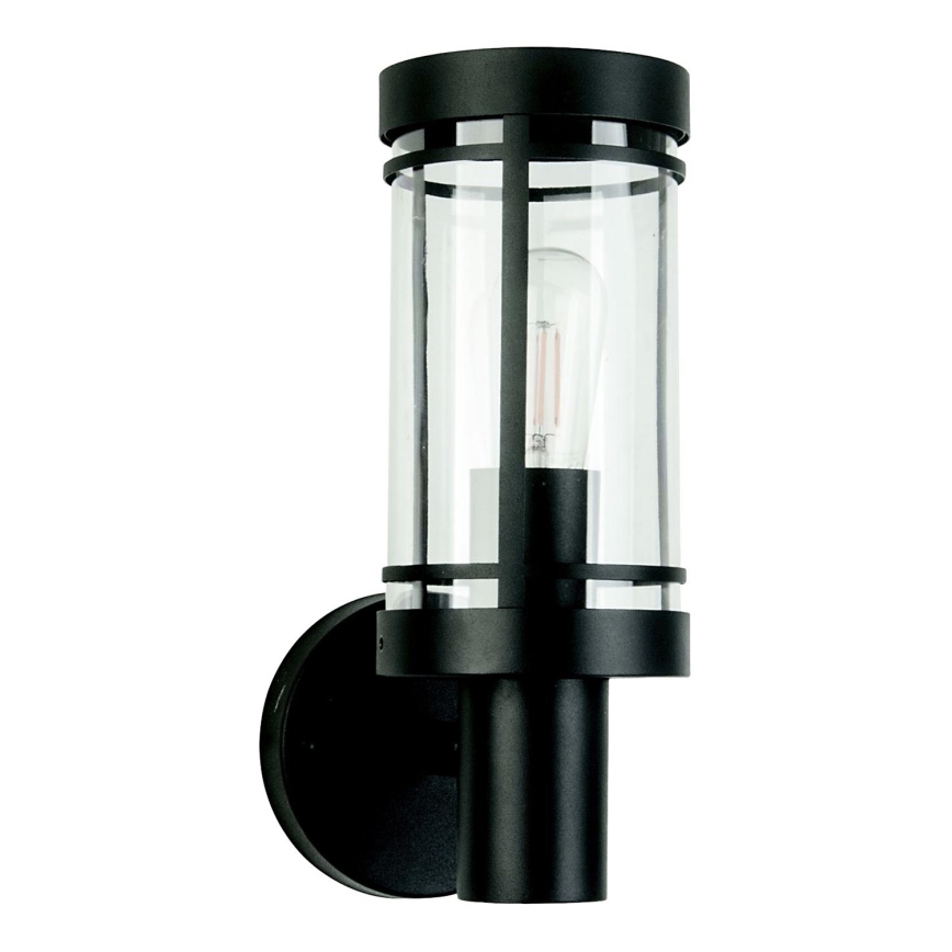 Vägglampa för utomhusbruk 1xE27/15W/230V IP44 svart