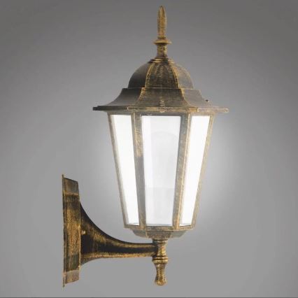 Vägglampa för utomhusbruk 1xE27/20W/230V IP43 patina