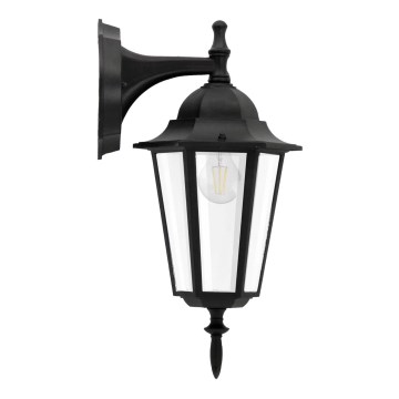 Vägglampa för utomhusbruk 1xE27/20W/230V svart