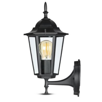 Vägglampa för utomhusbruk 1xE27/40W/230V IP44 svart