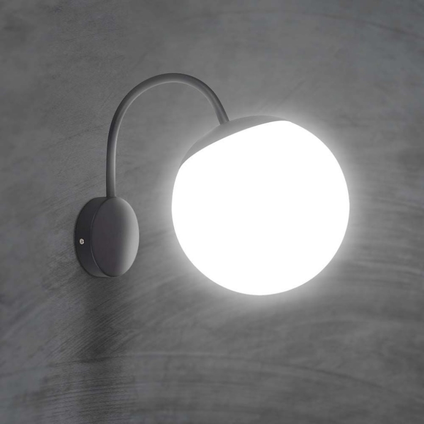 Vägglampa för utomhusbruk 1xE27/60W/230V IP44 svart