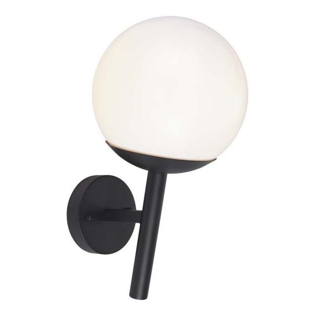 Vägglampa för utomhusbruk 1xE27/60W/230V IP44 svart