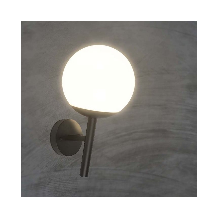 Vägglampa för utomhusbruk 1xE27/60W/230V IP44 svart