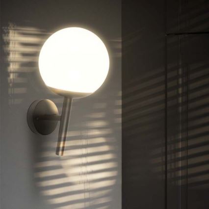 Vägglampa för utomhusbruk 1xE27/60W/230V IP44 svart