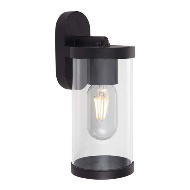 Vägglampa för utomhusbruk 1xE27/60W/230V IP44 svart