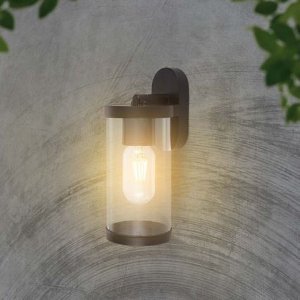 Vägglampa för utomhusbruk 1xE27/60W/230V IP44 svart