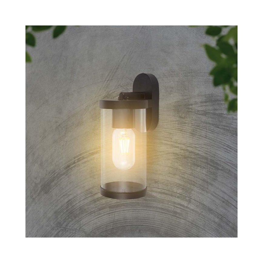 Vägglampa för utomhusbruk 1xE27/60W/230V IP44 svart
