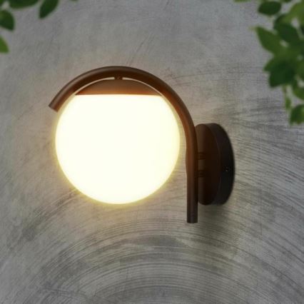 Vägglampa för utomhusbruk 1xE27/60W/230V IP44 svart