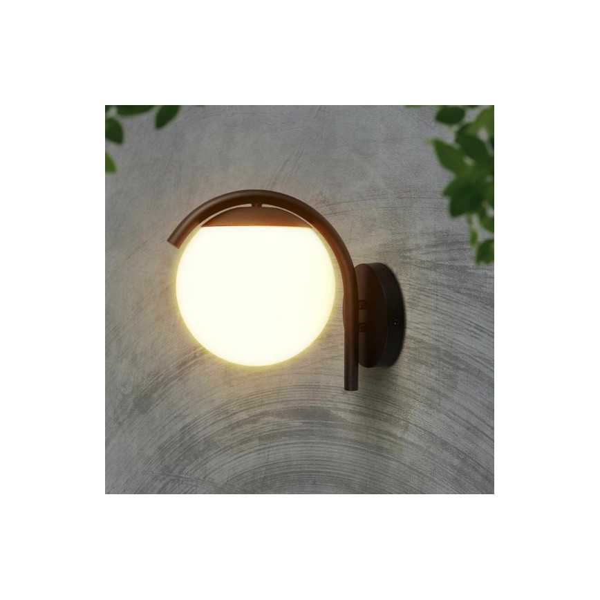Vägglampa för utomhusbruk 1xE27/60W/230V IP44 svart