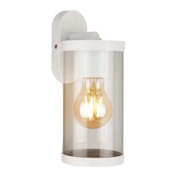 Vägglampa för utomhusbruk 1xE27/60W/230V IP44 vit