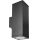 Vägglampa för utomhusbruk 2xGU10/35W/230V IP54 vinklat svart