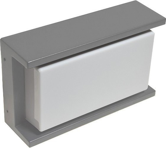 Vägglampa för utomhusbruk ARAGO 1xE27/60W/230V IP54 grå
