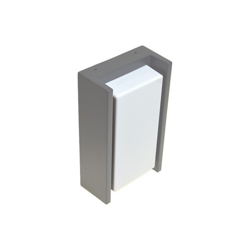 Vägglampa för utomhusbruk ARAGO 1xE27/60W/230V IP54 grå