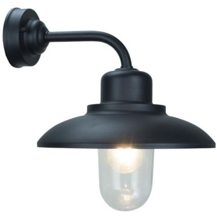 Vägglampa för utomhusbruk BARD 1xE27/60W/230V IP44 svart