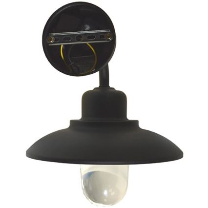 Vägglampa för utomhusbruk BARD 1xE27/60W/230V IP44 svart