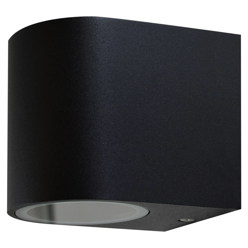Vägglampa för utomhusbruk BOSTON 1xGU10/10W/230V IP44 svart