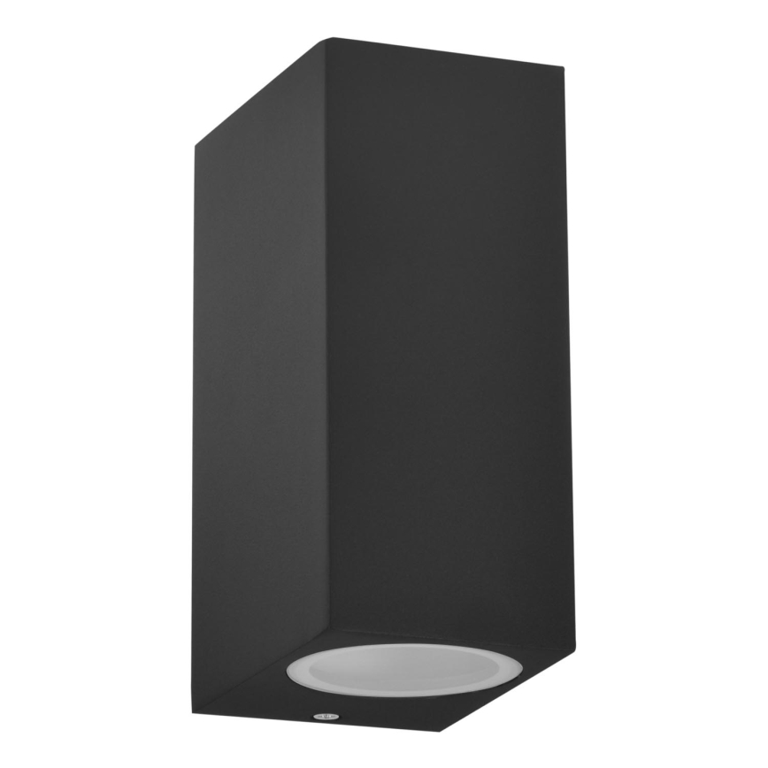 Vägglampa för utomhusbruk BOSTON 2xGU10/10W/230V antracit