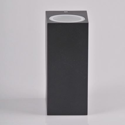 Vägglampa för utomhusbruk BOSTON 2xGU10/10W/230V antracit