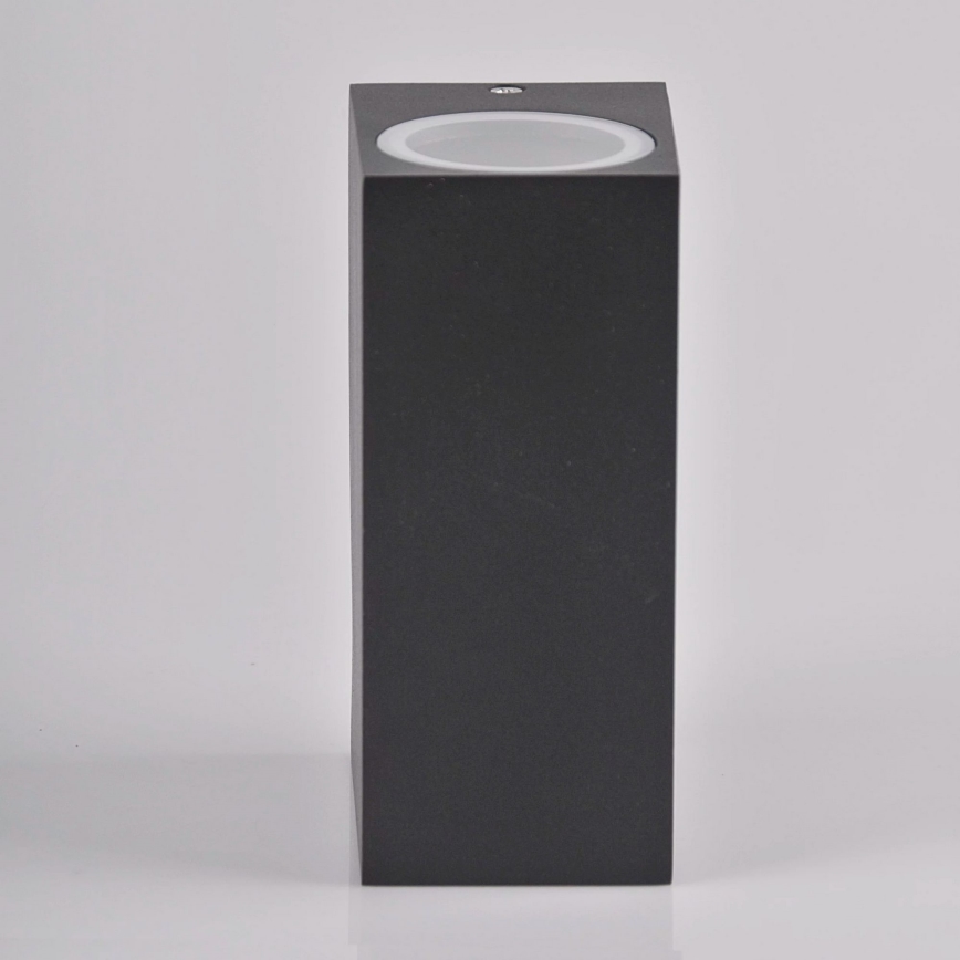 Vägglampa för utomhusbruk BOSTON 2xGU10/10W/230V antracit
