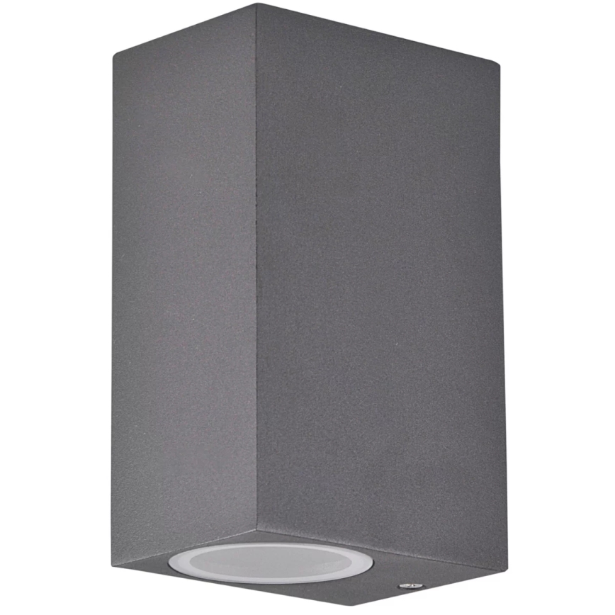Vägglampa för utomhusbruk BOSTON 2xGU10/10W/230V antracit