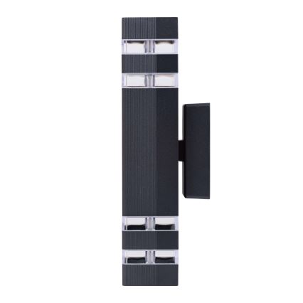 Vägglampa för utomhusbruk BREZZA 2xGU10/35W/230V IP65