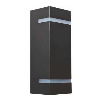 Vägglampa för utomhusbruk BRICK 2xGU10/7W/230V IP44