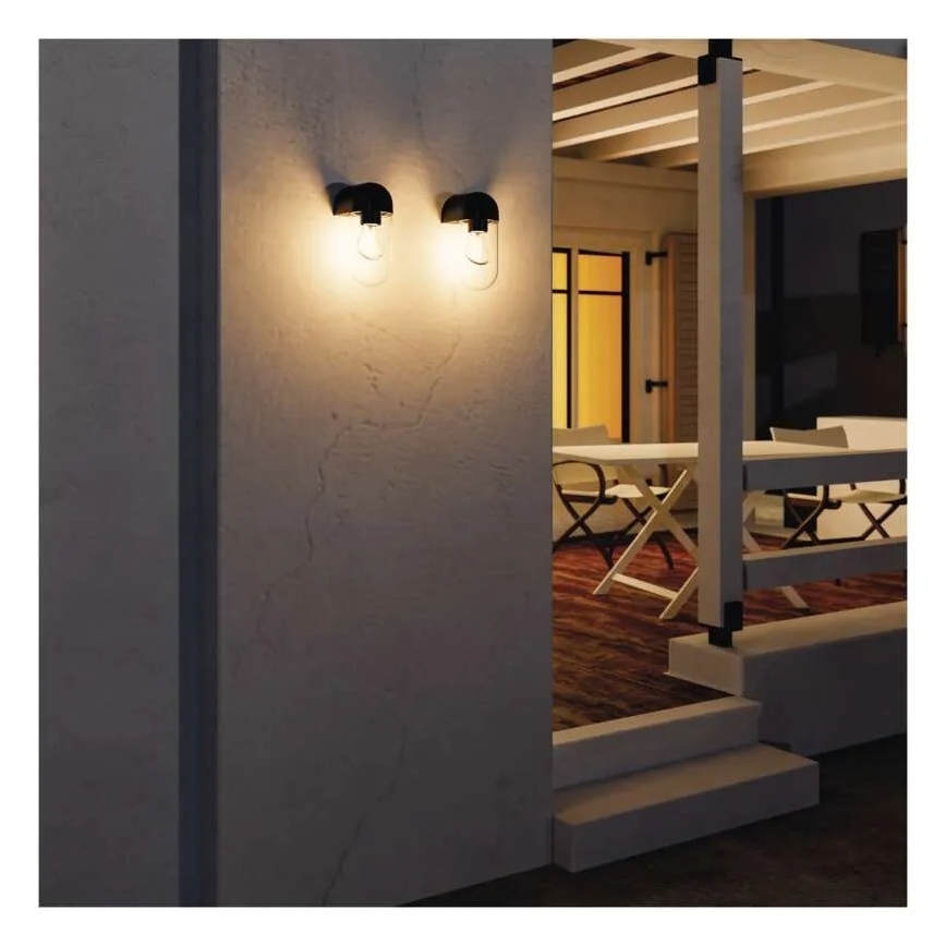 Vägglampa för utomhusbruk CASSIA 1xE27/15W/230V IP44