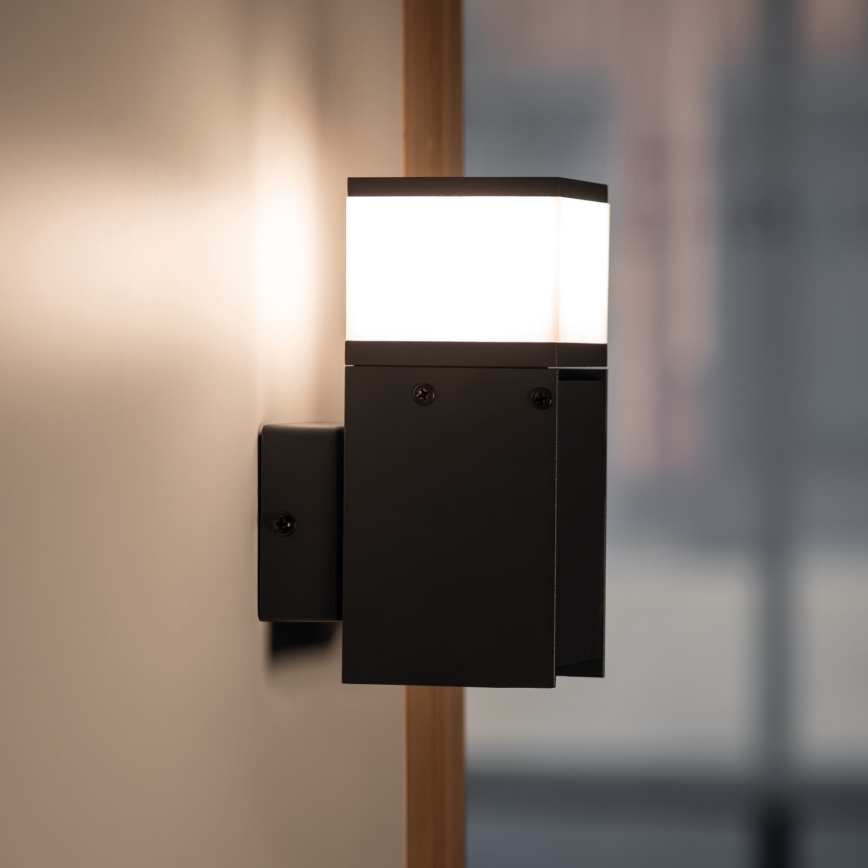 Vägglampa för utomhusbruk DASTEN 1xG9/11W/230V IP44 svart
