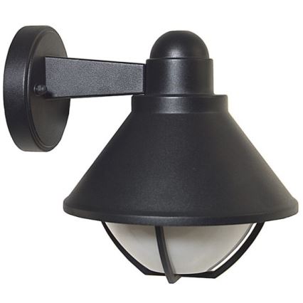 Vägglampa för utomhusbruk EDINA 1xE27/60W/230V IP44 svart