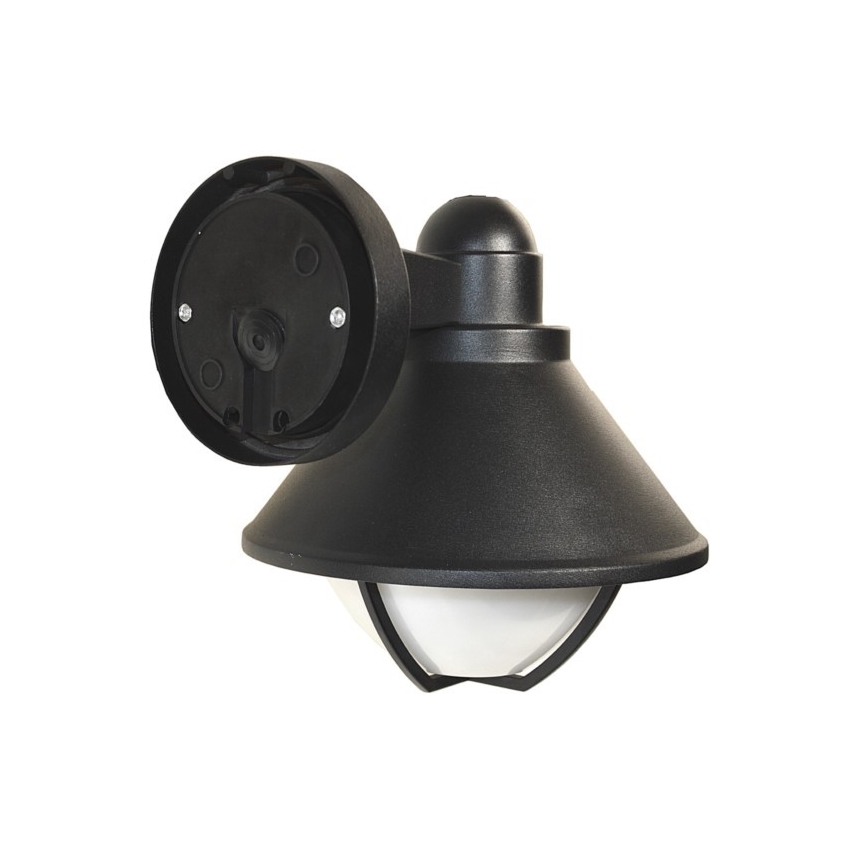 Vägglampa för utomhusbruk EDINA 1xE27/60W/230V IP44 svart