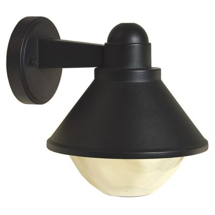 Vägglampa för utomhusbruk ELGIN 1xE27/60W/230V IP44 svart