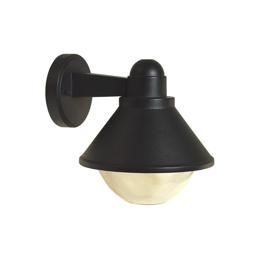 Vägglampa för utomhusbruk ELGIN 1xE27/60W/230V IP44 svart